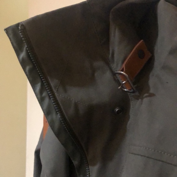 Lacoste Utility Jacket with Leather Trim - Picture 8 of 12